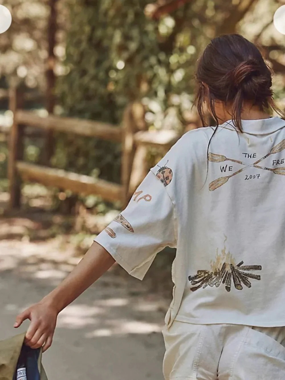 Free people Mountain View Graphic Tee. NWT.